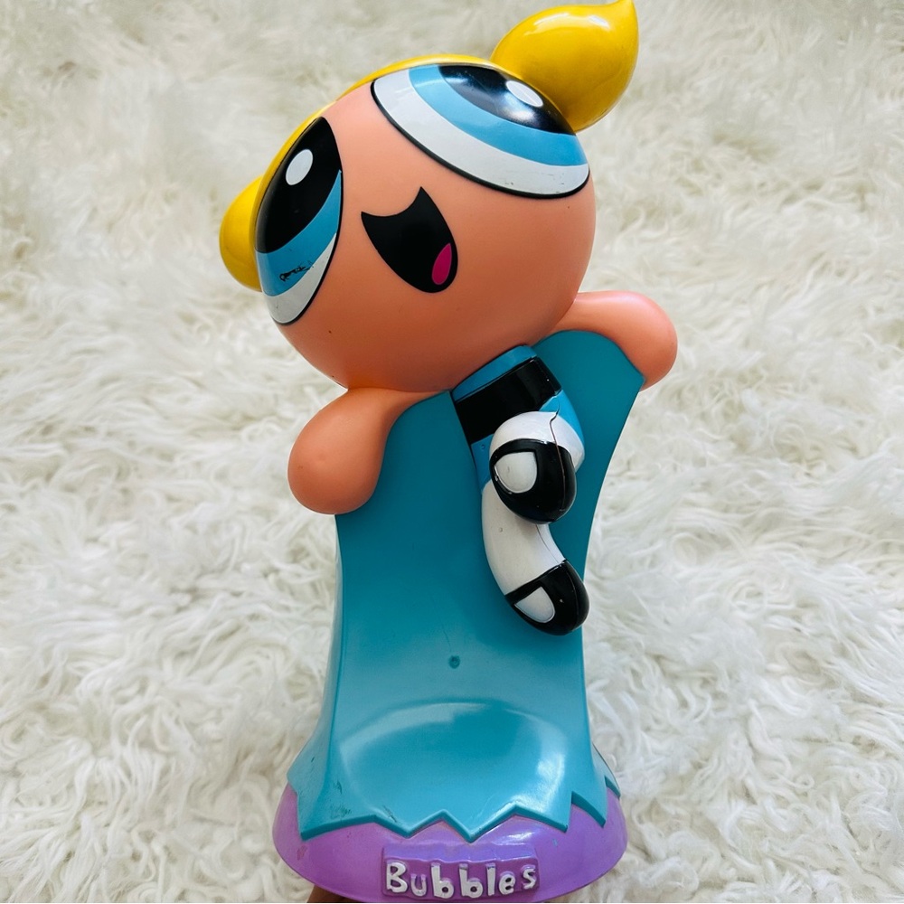Vintage 1999 power puff girls Bubbles Statue / decor
